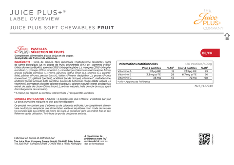 Fruit & Vegetable Blend Chewables