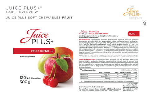 Fruit & Vegetable Blend Chewables