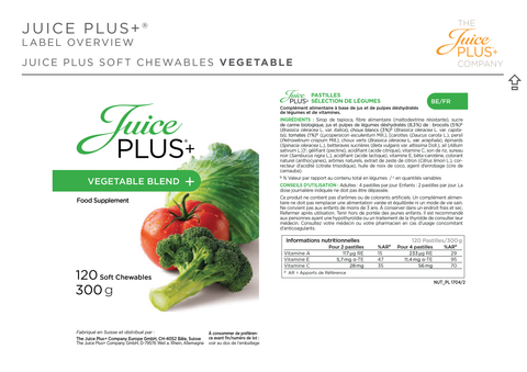 Fruit & Vegetable Blend Chewables